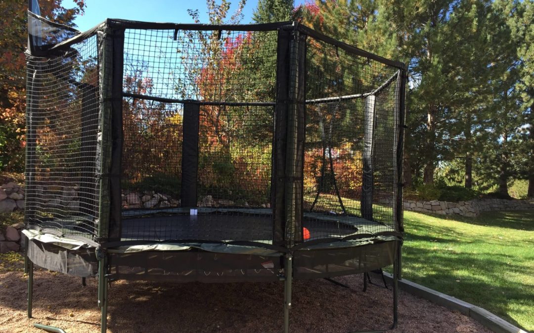 Large Trampoline with safety net colorado