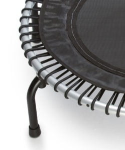 closeup of the model 350 fitness trampoline