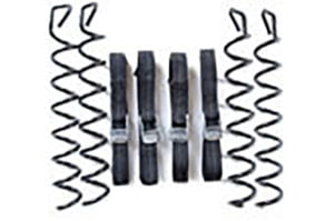 photograph of a trampoline anchor set.