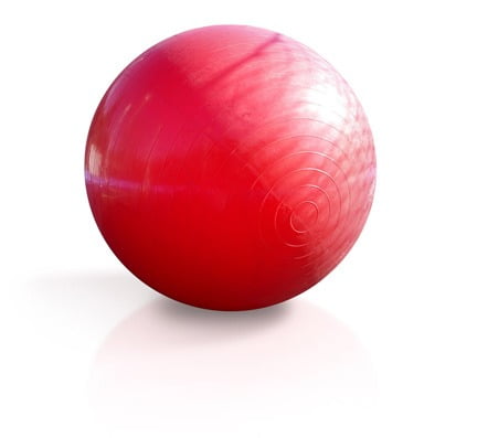 a red ball