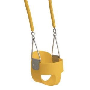 photo of a yellow swing for lifetime playsets