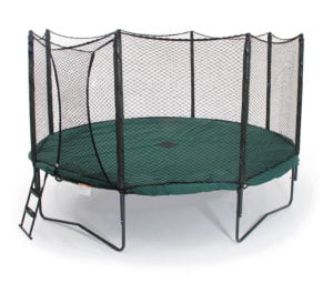 photograph of a trampoline weather cover