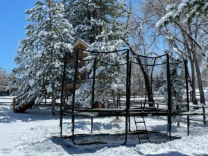 Winter care for trampoline
